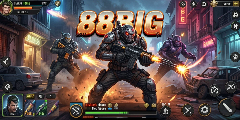Tampilan menegangkan dari gameplay 88BIG yang intens.