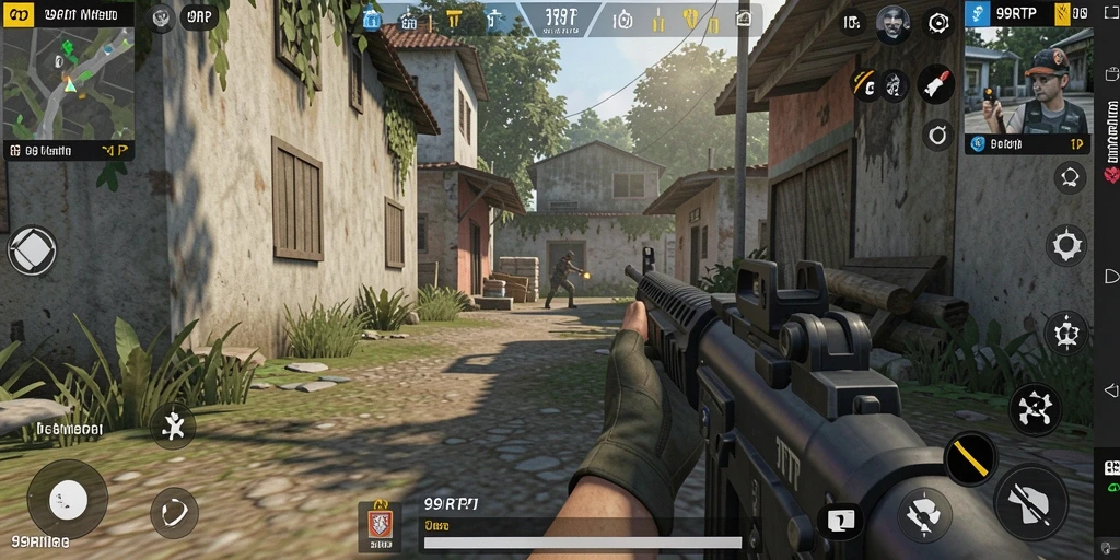 Tampilan menarik gameplay dari 99RTP dalam aksi TPS.
