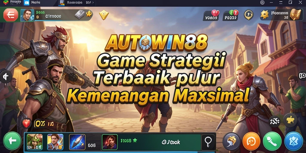 Tampilan permainan strategis yang menantang di AUTOWIN88.