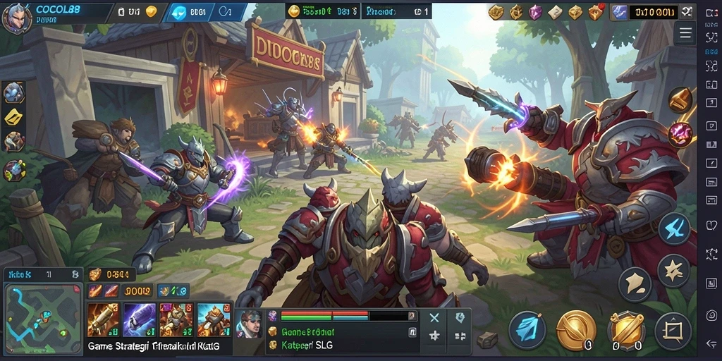 Tampilan gameplay COCOL88 yang menegangkan dan seru saat bertempur.