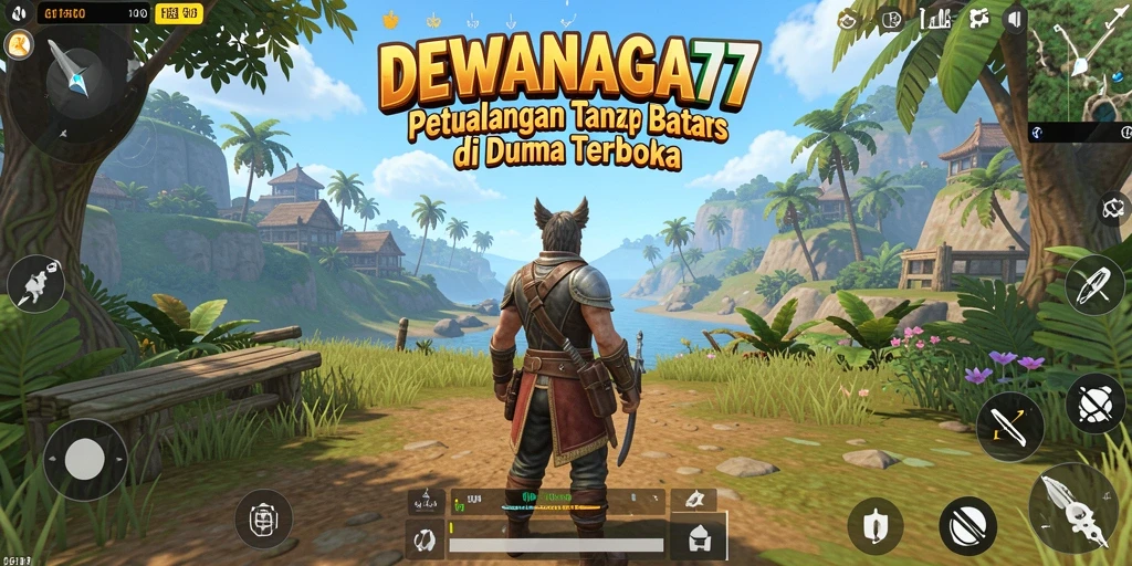 Tampilan gameplay DEWANAGA77 yang menakjubkan dalam dunia terbuka.