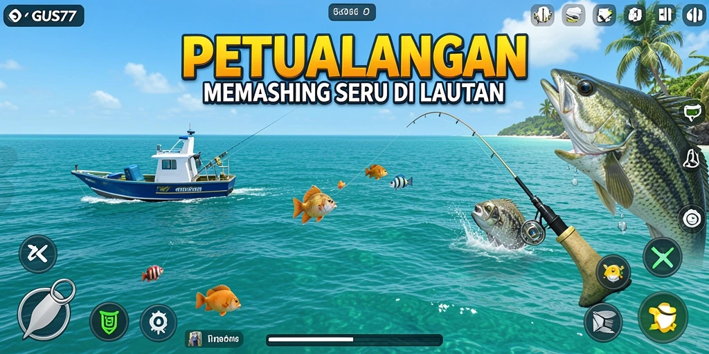 Tangkapan yang epik di game GUS77 dengan berbagai jenis ikan
