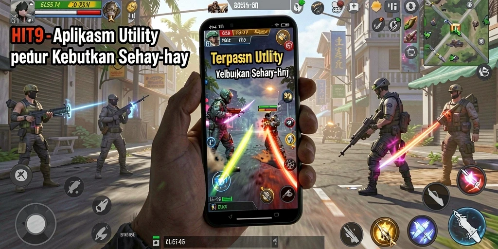 Tampilan utama HIT9 yang ramah pengguna dan fungsional.