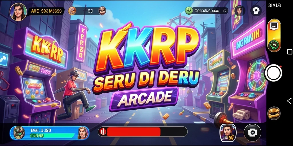 Screenshot yang menampilkan gameplay seru dan penuh aksi dari KKRP.