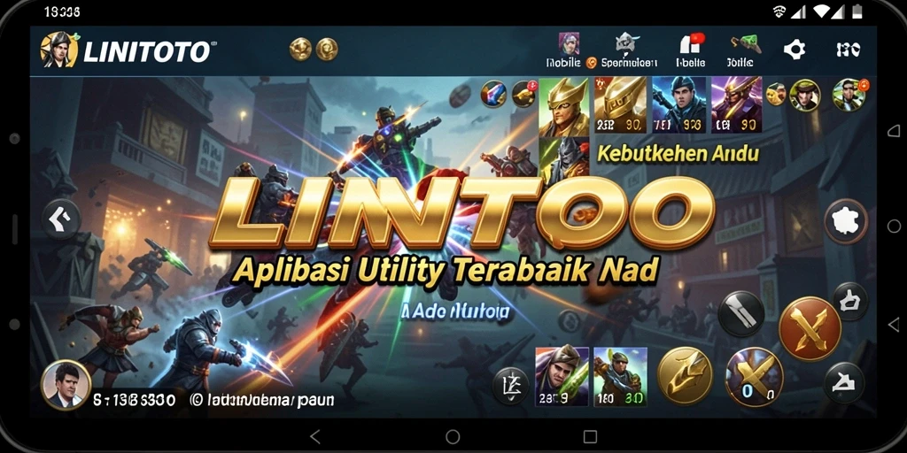 Tampilan antarmuka LINITOTO yang menarik dan fungsional.