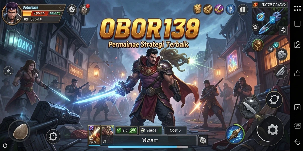 Tampilan gameplay seru dan penuh tantangan dalam OBOR138.