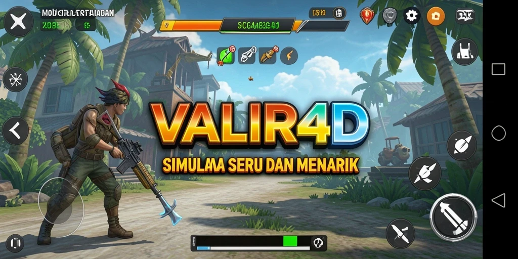 Tampilan gameplay VALIR4D yang menarik dan interaktif.