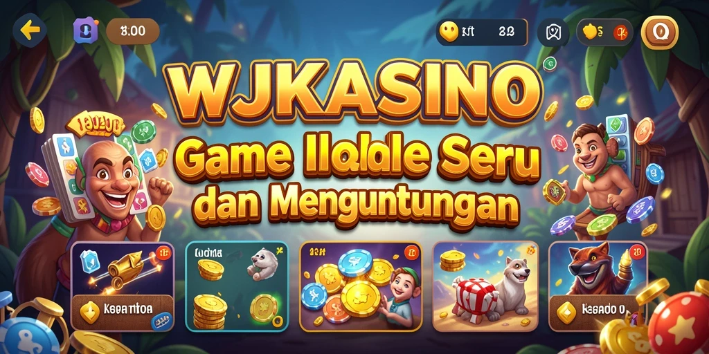 Tampilan gameplay menarik dari WJKASINO yang penuh warna.